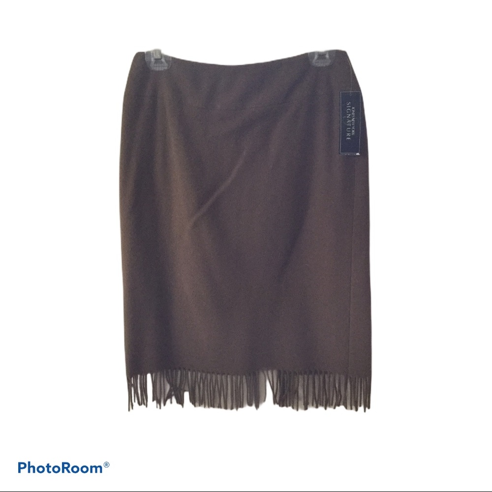 Jones of New York, fringe skirt, size 4